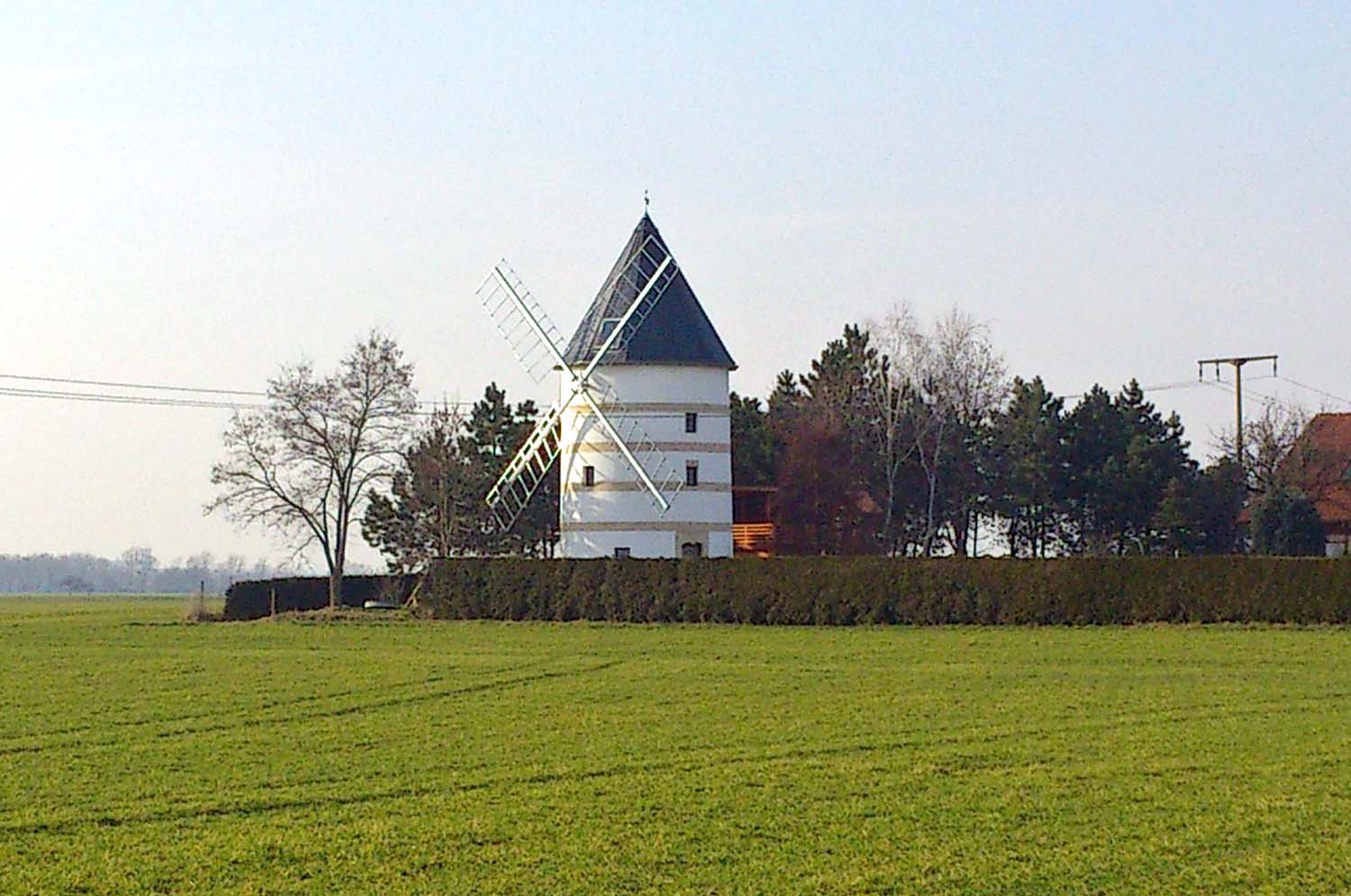 Windmühle Schänitz & Mühlenradweg